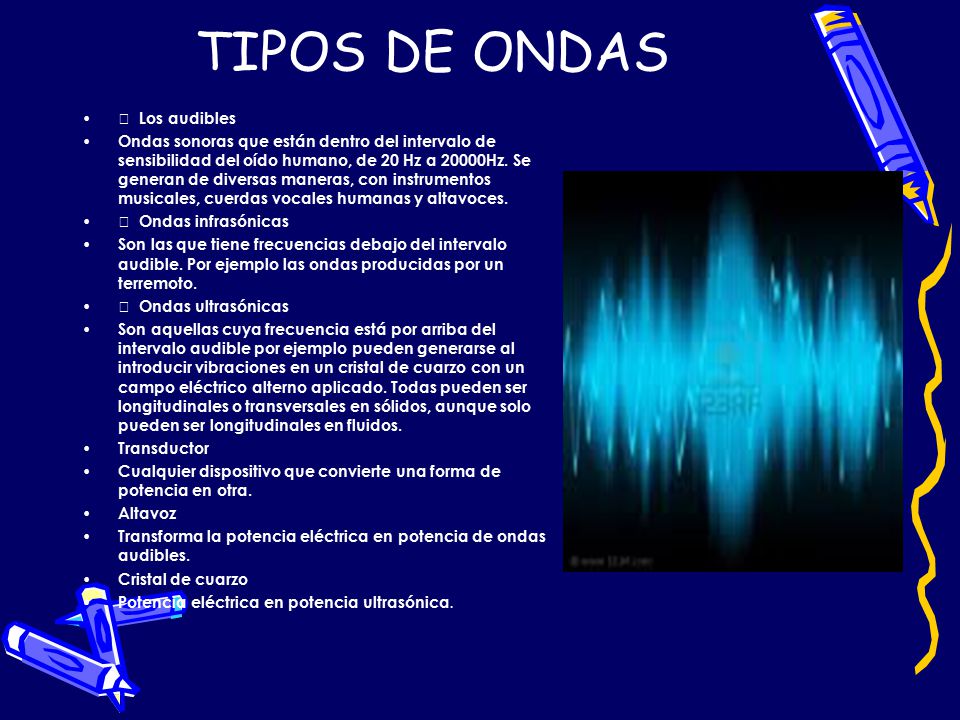 Tipos de ondas y sus clasificaciones